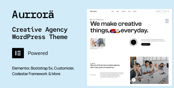 Aurrora - Creative Agency WordPress Theme Logo